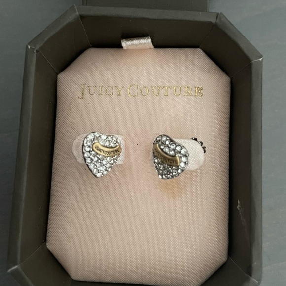 Juicy Couture Jewelry - Never Worn Original Juicy Couture classic heart earrings